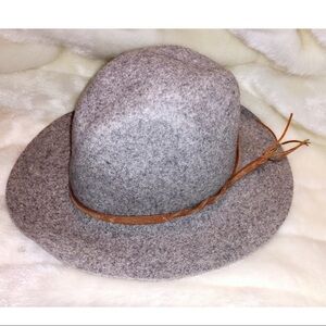Grey fashionable hat